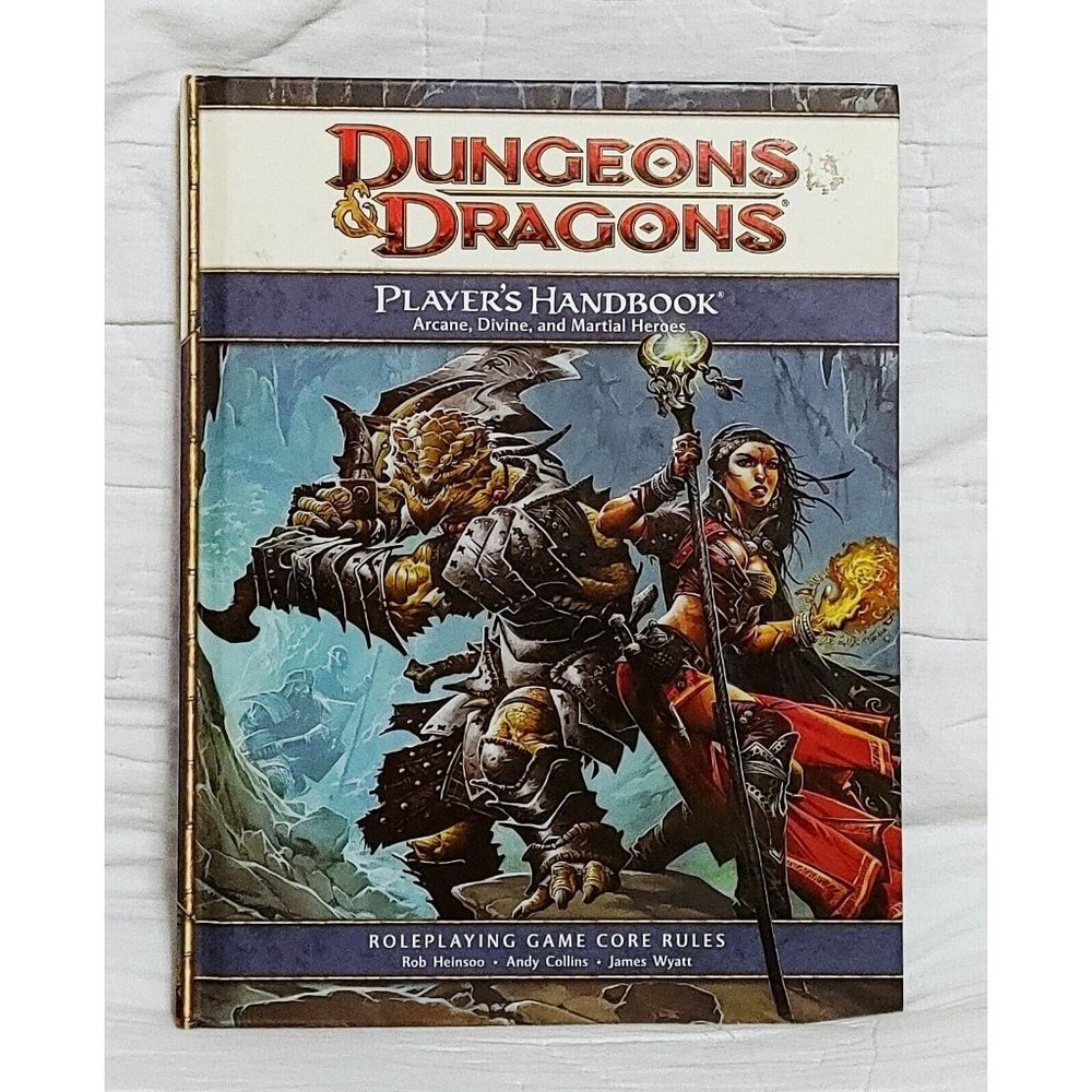 PLAYER'S HANDBOOK Dungeons & Dragons 4th Edition 2008 1st Printing